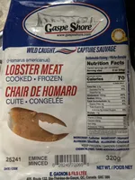 Cooked Frozen Lobster Meat Homarus americanus