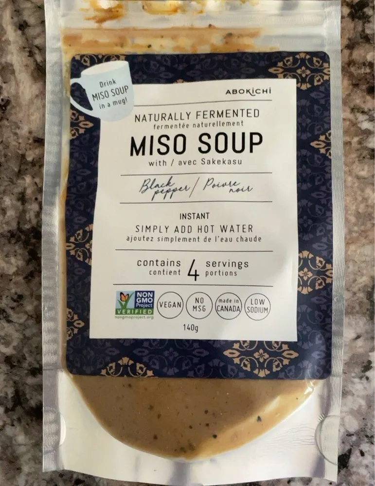 Abokichi Black Pepper Miso Soup