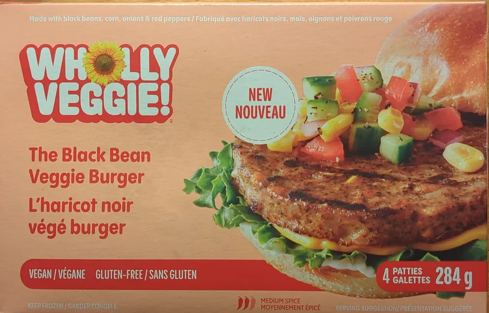 The Black Bean Veggie Burger