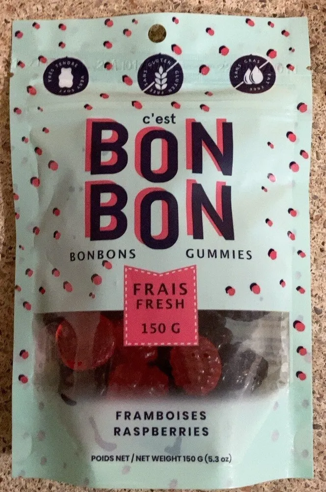 Bonbons gummies fresh (Framboise)