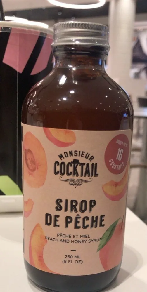Sirop de pêche