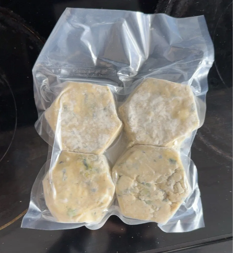 Scone Feta epinard citron