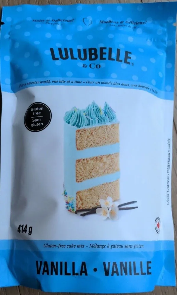 Mélange à gâteau sans gluten - vanille