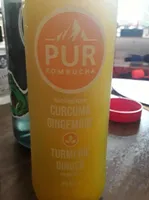 Kombucha curcuma gingembre