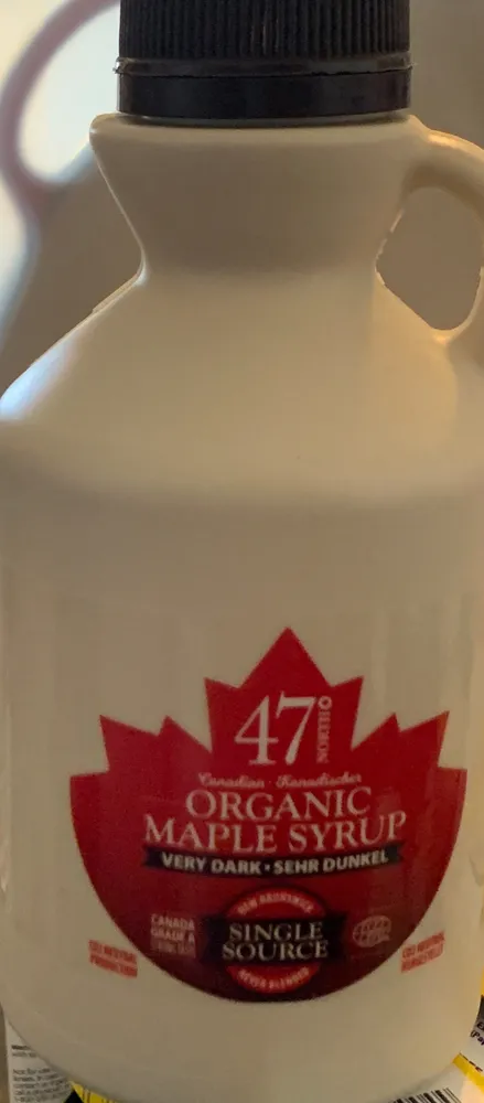 Organic Maple Syrup Sehr dunkel