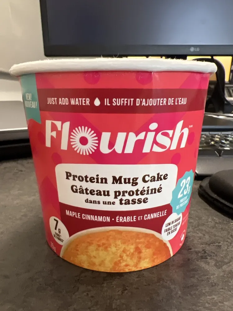 Protein Mug Cake Maple Cinnamon