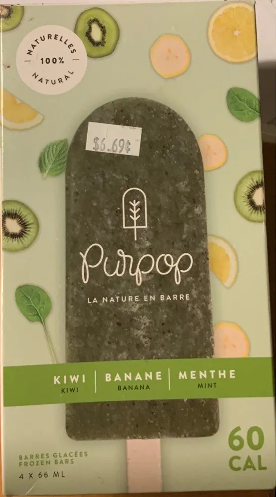 Purpop - kiwi banane menthe