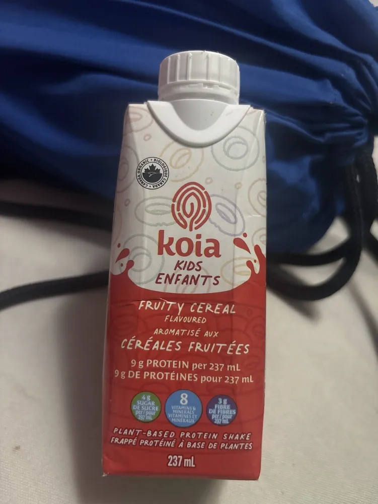 Koia Kids Fruity Cereal Flavoured Protein Shake
