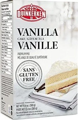 Gluten free vanilla cake mix