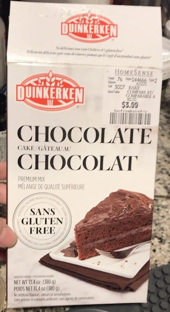 Melange de gateau au chocolat