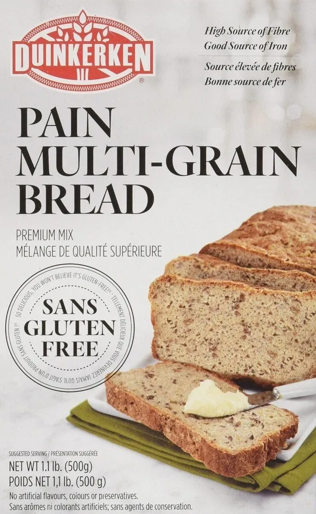 Gluten free multi-grain bread mix