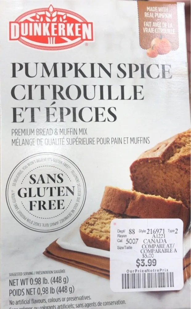 Pumpkin Spice Premium Bread & Muffin Mix