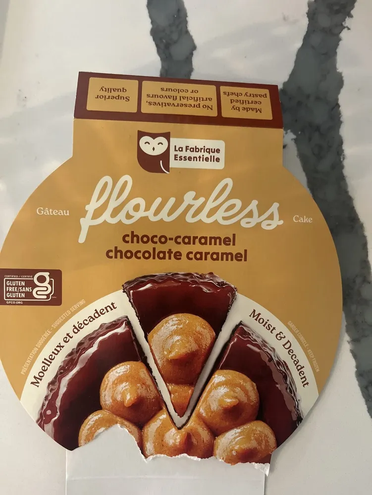 Flourless Chocolate Caramel Cake