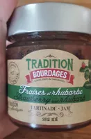 Tartinade fraise et rhubarbe