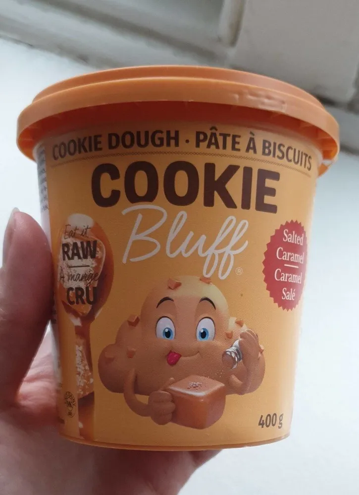 Pâte à biscuits à manger cru caramel salé