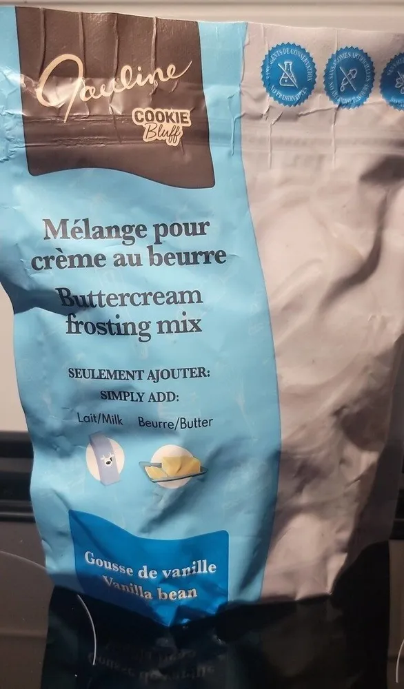 Buttercream frosting mix