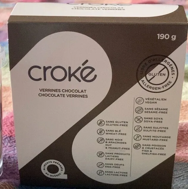 Verrines chocolat