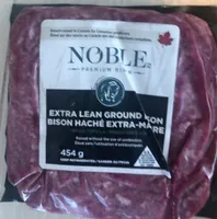 Bison haché extra-maigre