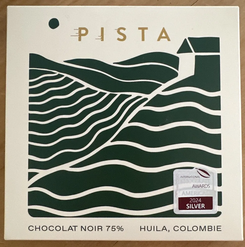 Pista Chocôat Noir 75%, Huila, Colombia