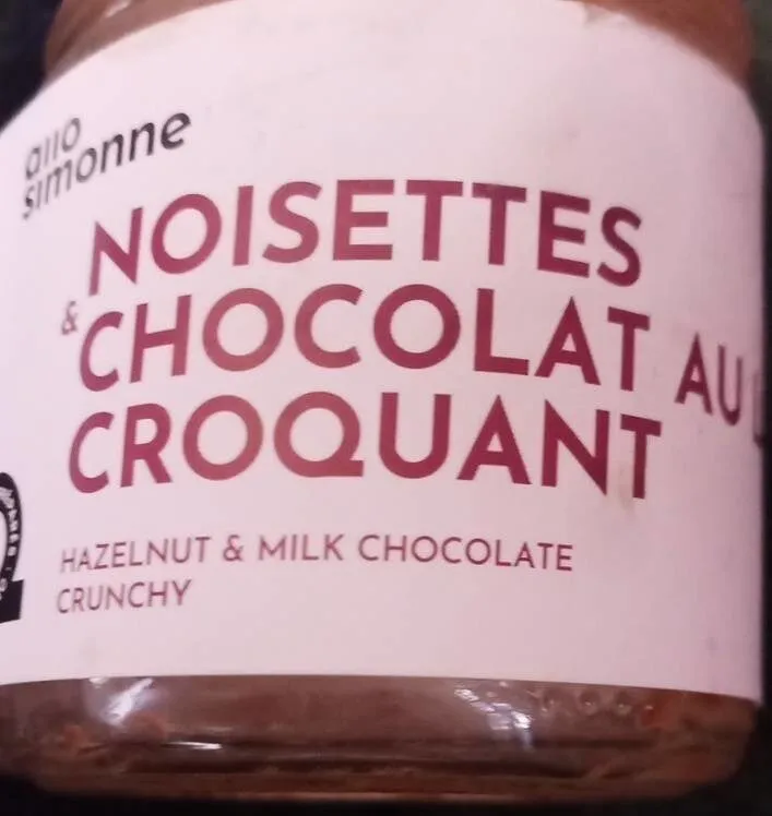 Noisettes & chocolat au lait croquant
