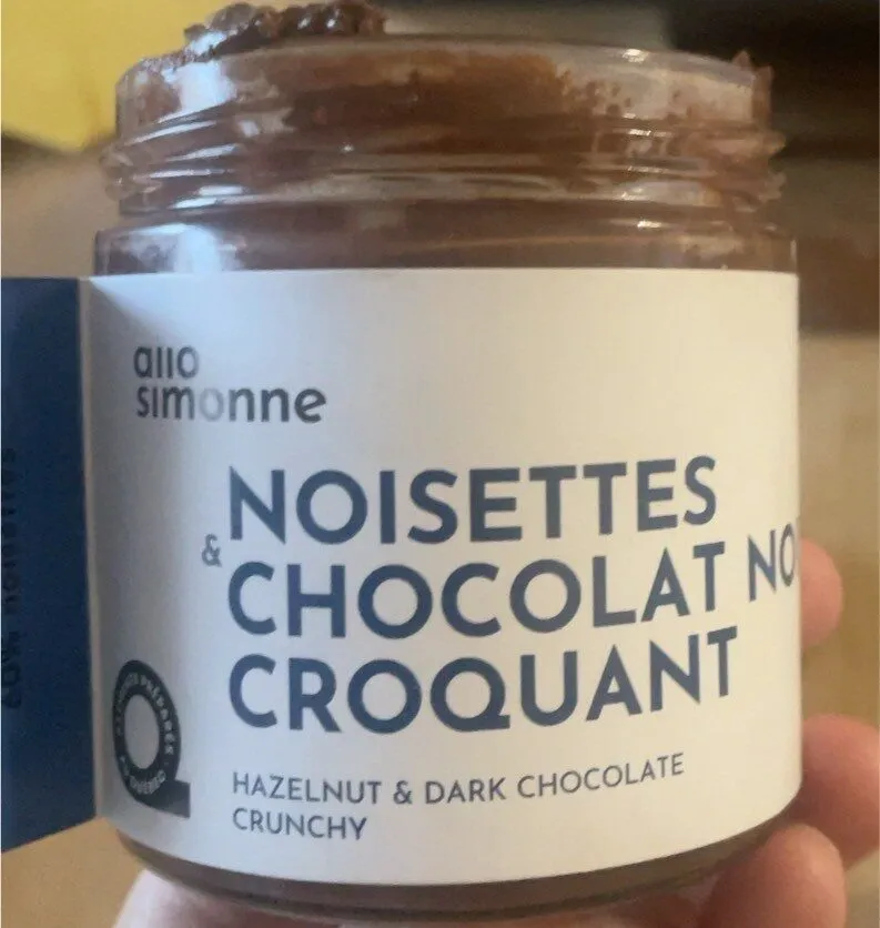 Noisettes et chocolat noir croquant