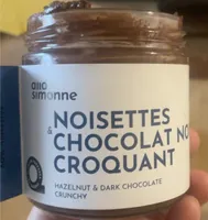 Noisettes et chocolat noir croquant