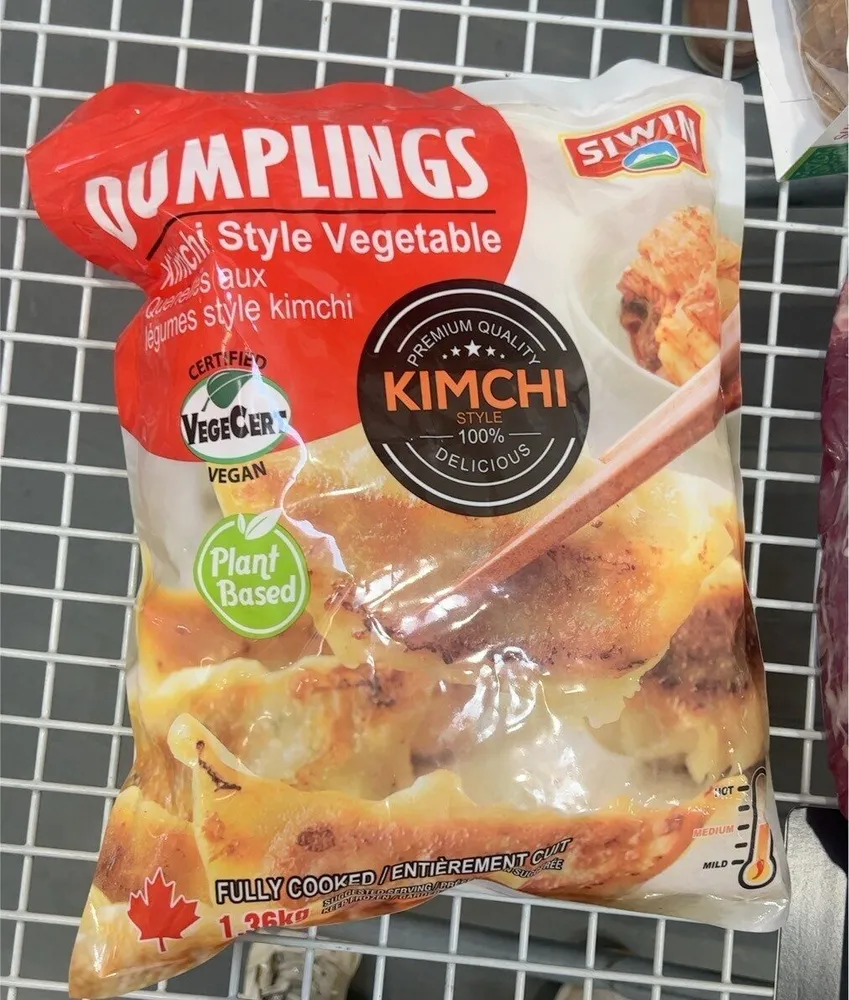 Dumplings Kimchi Style Vegetable
