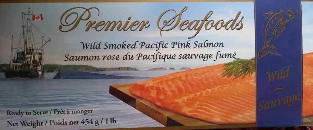 Saumon rose du Pacifiqie sauvage fumé
