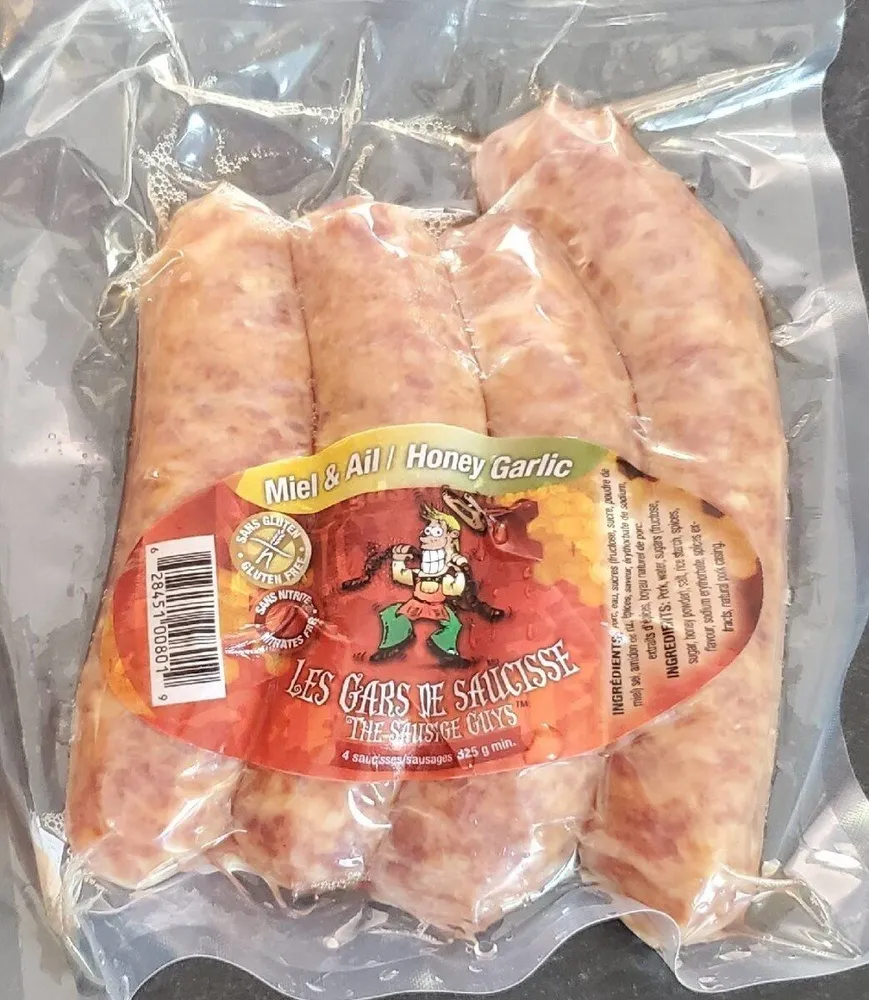 Les gars de saucisse (miel et ail)