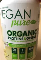 Organic protein & greens vanilla powder