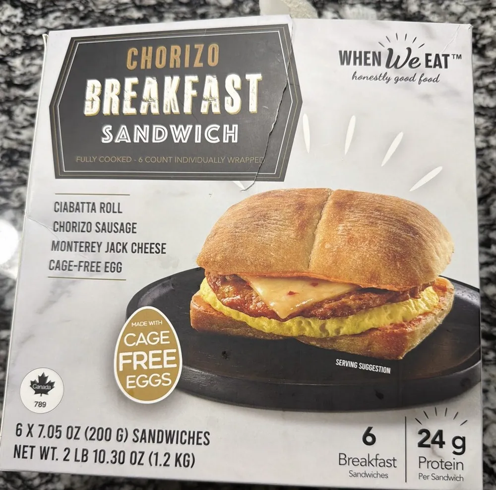 Chorizo Breakfast Sandwich