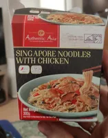 Singapore noodles with chicken