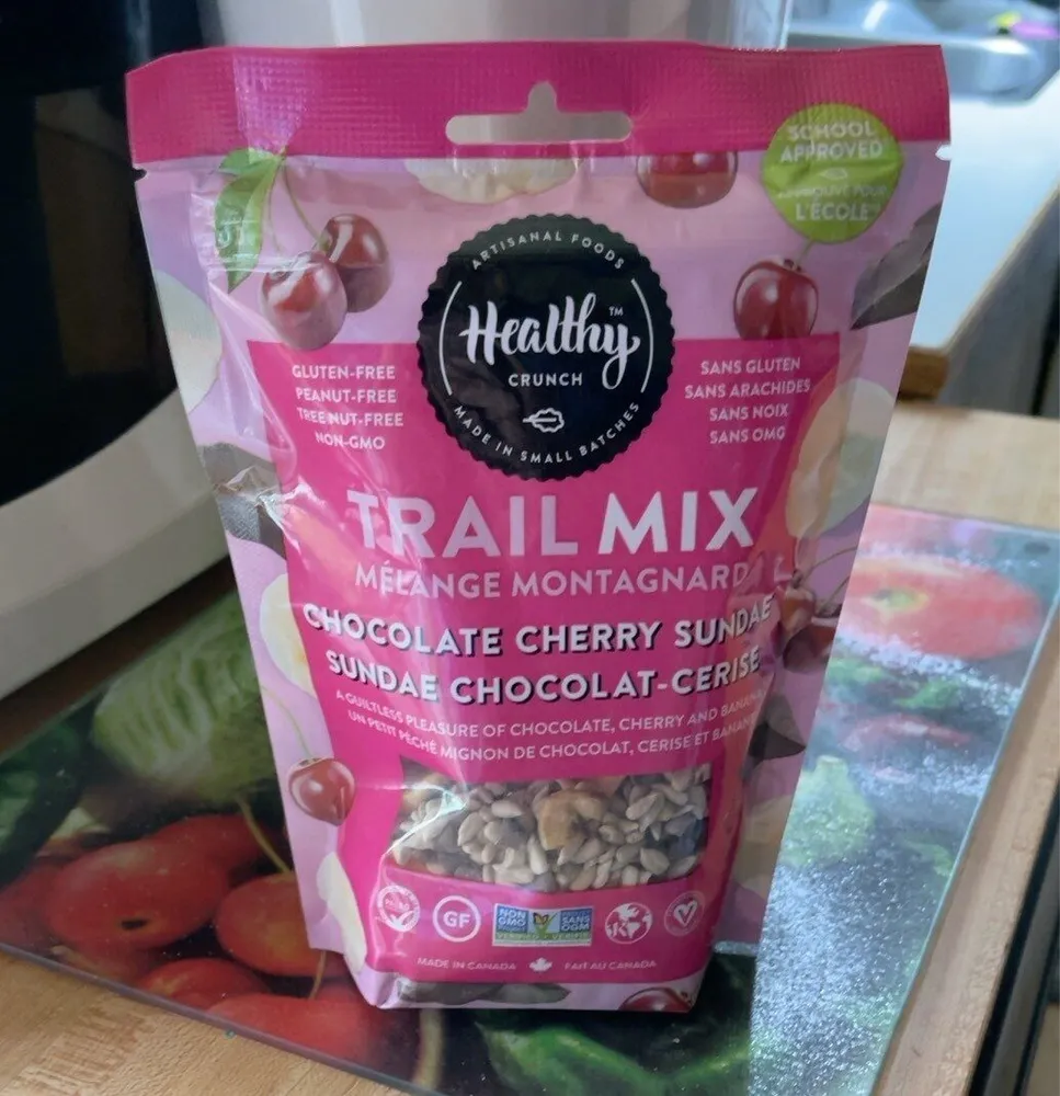 Chocolate cherry sundae trail mix