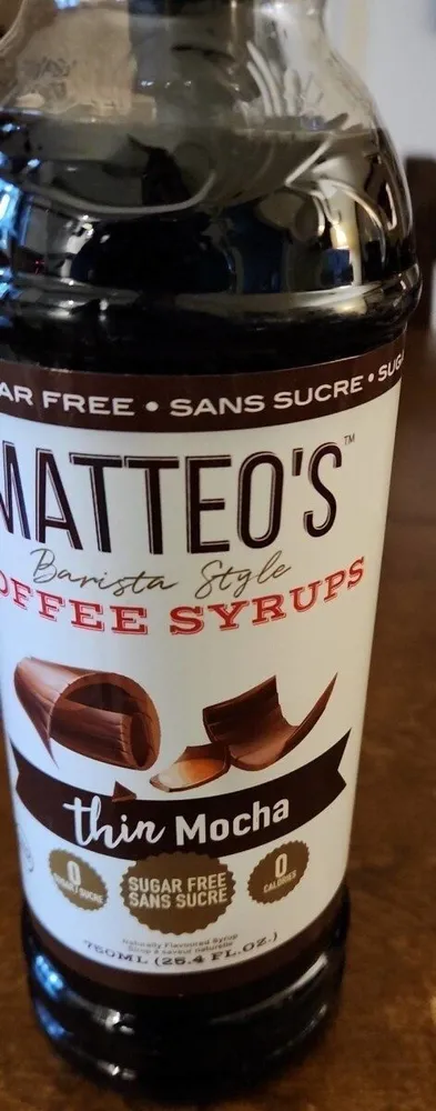 Coffee syrups