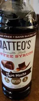 Coffee syrups