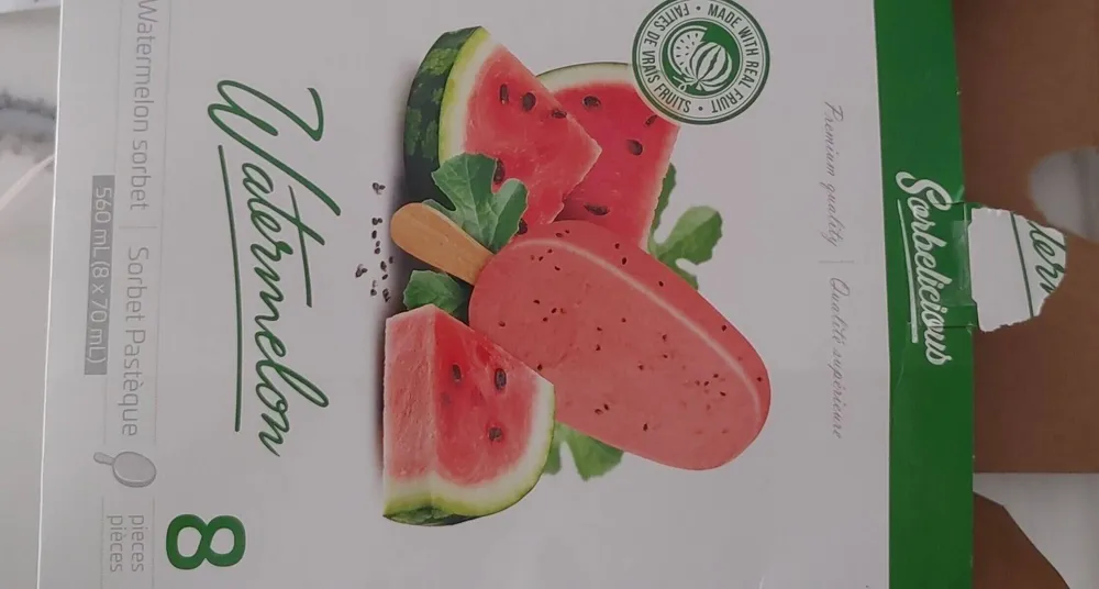 Watermelon sorbet