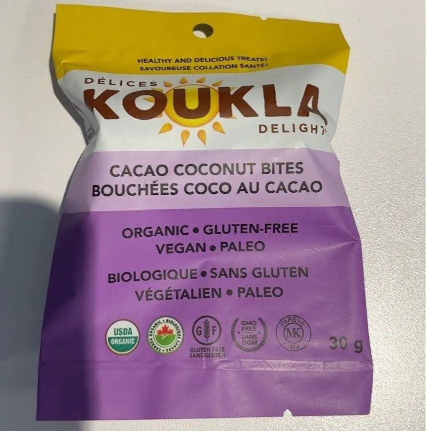 Cacao Coconut Bites