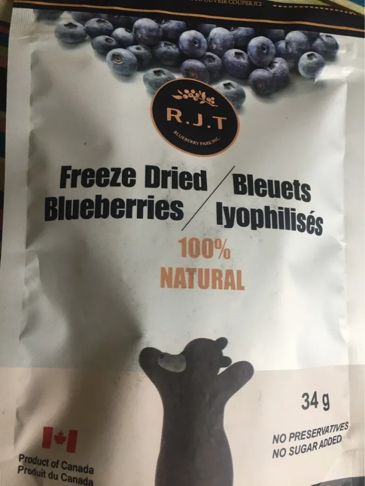 Dried blueberries