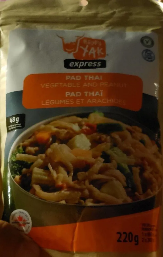Pad thai légumes et arachides