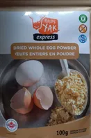 Oeufs entiers en poudre (équivalant à 6,5 oeufs)