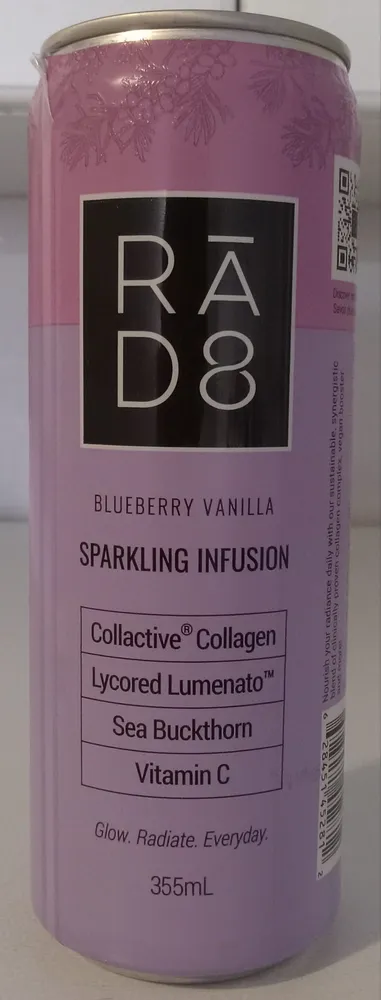 Blueberry Vanilla Sparkling Infusion
