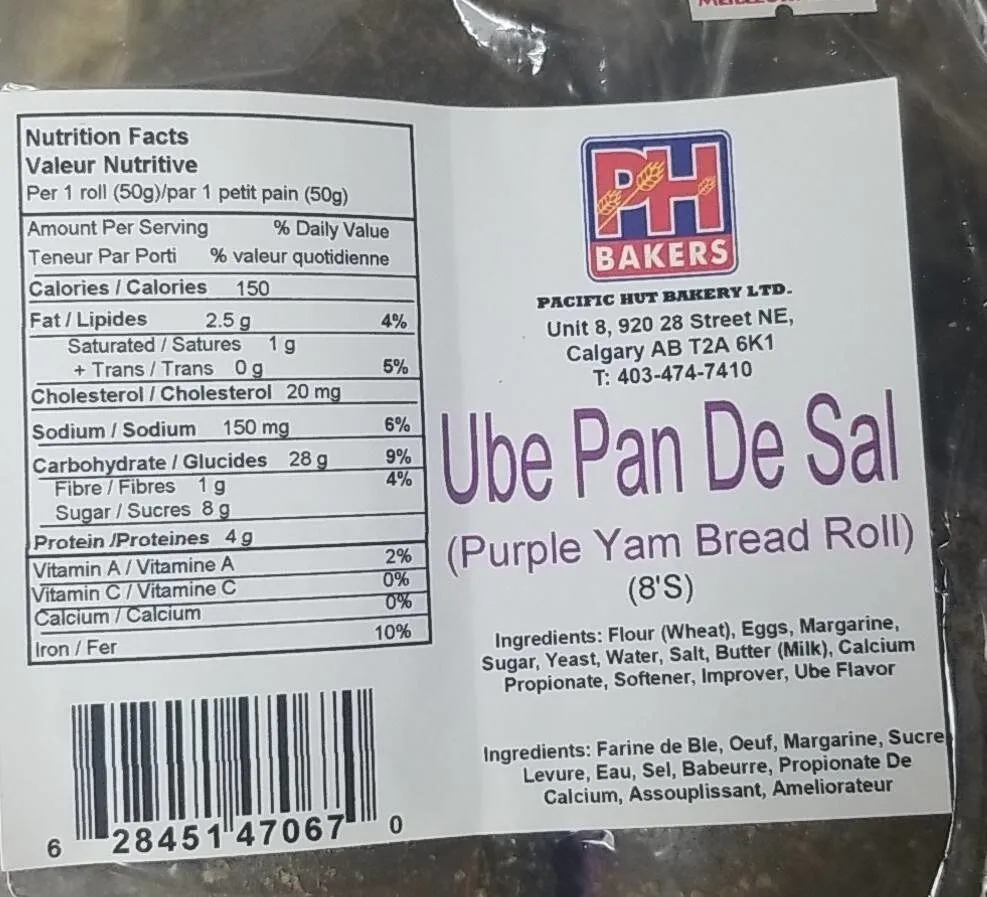 Ube Pan De Sal