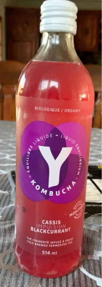 Kombucha cassis impultion blackcurrant