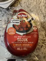 All beef sausage