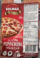 Sliced pepperoni