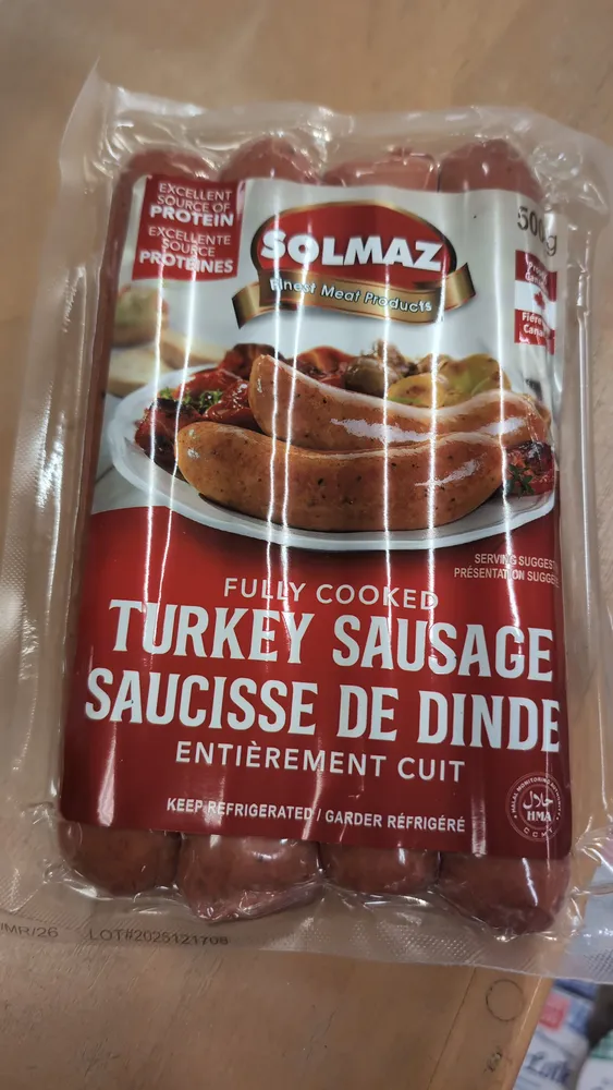 Fully Cooked Turkey Sausage