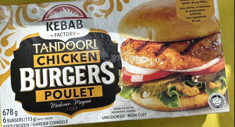 Tandoori Chicken Burgers