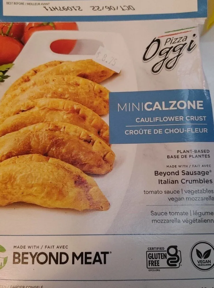 MiniCALZONE cauliflower crust