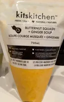 Butternut squash + ginger soup