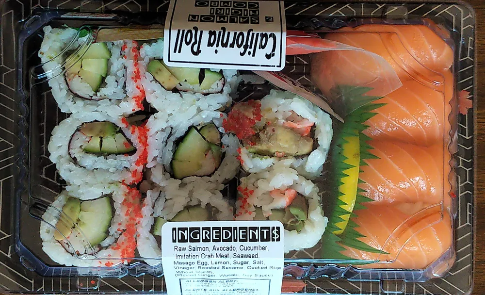 California Roll & Salmon Nigiri Combo